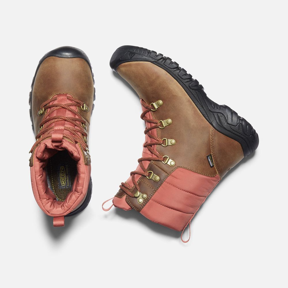 Keen Outdoor Bot Kadın Kahverengi - Greta Waterproof - Türkiye EUMJ30941